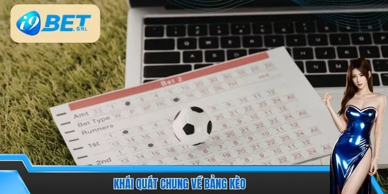 Khái quát chung về bảng kèo